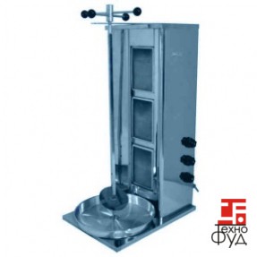 Шаурма газовая М075 c газовым контроллером