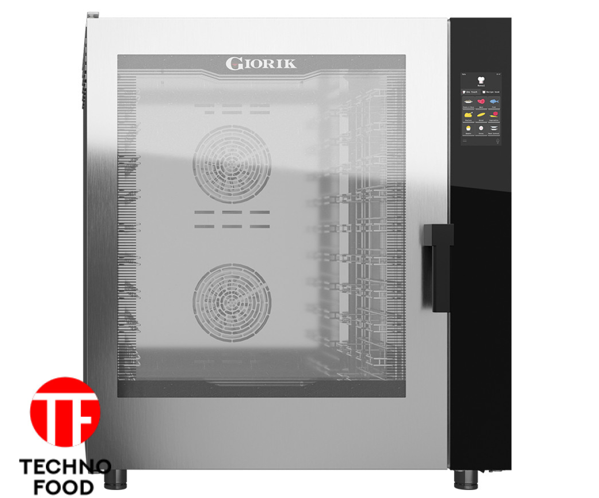 Пароконвектомат с сенсорной панелью управления и мойкой NMTE10 XW Giorik 