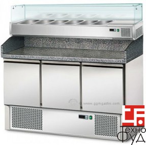 Стол для пиццы с гранитной столешницей POS147#AGS143