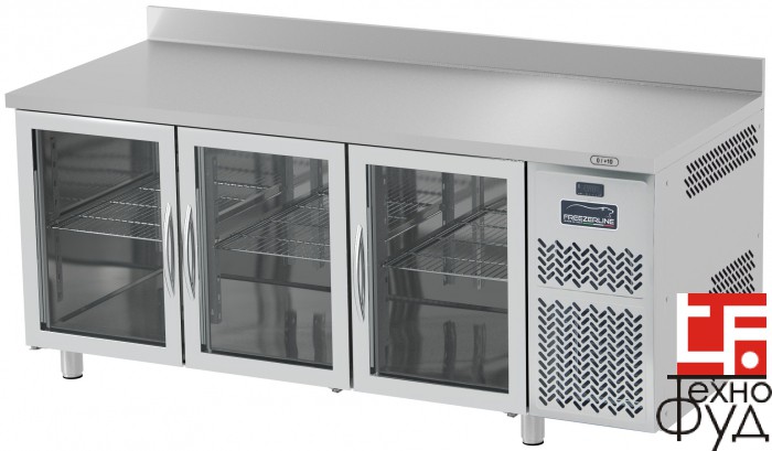 Стіл холодильний зі скляними дверима PPCT703ANGL PLUS