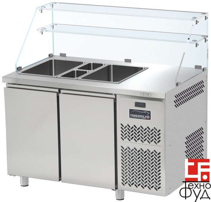 Стіл холодильний для салатів PSA702S2 SALADETTE