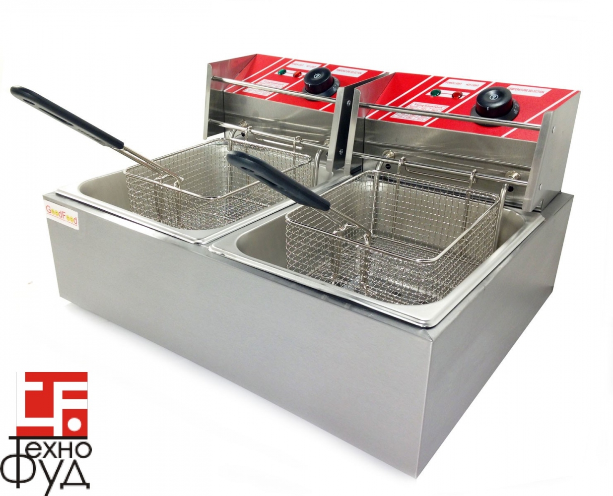 Фритюрница электрическая GoodFood EF6+6  