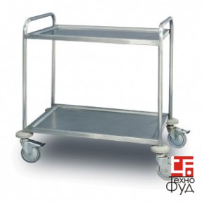 Тележка сервировочная двухуровневая 750х600х930