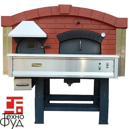 Дровяная печь для пиццы с вращающейся камерой DR 120