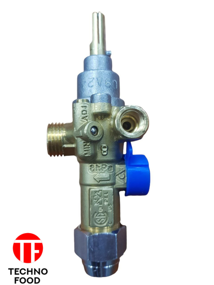 OZTI Кран газовый 9099.00A60.00 PEL тип 21S вход для газа M16x1,5 (труба-ø 10 мм) МЖ 0,35 мм