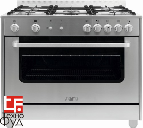 Профессиональная газовая плита SARO TS95C71X